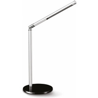 Lampka na biurko CEP CLED-100, 3W, ze ciemniaczem, srebrno-czarna