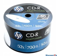 Pyta HP CD-R 700MB 52X (50szt) SZPINDEL WHITE INKJET PRINTABLE CRE00070WIP