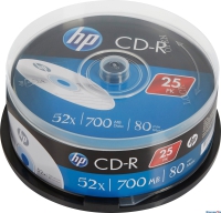 Pyta HP CD-R 700MB 52X (25szt) CAKE box CRE00015