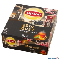 Herbata LIPTON EARL GREY 92 torebek czarna / ghk0190