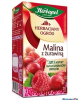 Herbata HERBAPOL MALINA Z URAWIN czarna 20t