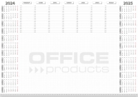 Podkadka na biurko OFFICE PRODUCTS, planer 2024/2025, biuwar 594x420mm A2, 52k., biaa