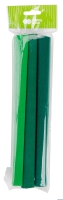 Bibua marszczona 25x200cm ZIELONY CIEMNY-MIX 3 kol., 3 rolki, Happy Color HA 3640 2521-3DG