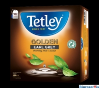 Herbata TETLEY GOLDEN EARL GREY czarna 100 saszetek z zawieszk