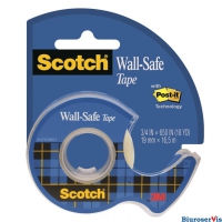 Tama klejca Scotch_ Wall-Safe, bezpieczna dla cian, przyklejasz i odklejasz do 30 dni bez ladu, 19mm x 16, 5m, _183 3M-4054596313224