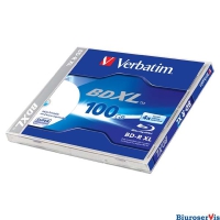 Pyta BD-R XL VERBATIM Blu-ray 100GB nadruk 43789 Jewel Case speed 4x
