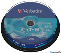 Pyta CD-R VERBATIM CAKE(10) Extra Protection 700MB x52 43437