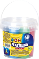 Plastelina Astra w wiaderku 6 kolorw, 303106001
