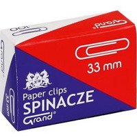 Spinacz okrgy Grand, 10 paczek, 33 mm / 100 szt.