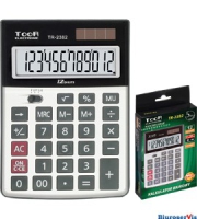 Kalkulator TOOR TR-2382, 12 pozycyjny, podwjne zasilanie 120-1432