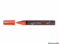 Marker akrylowy, fibrowa kocwka cita 2-5mm, czerwony TO-400 Toma