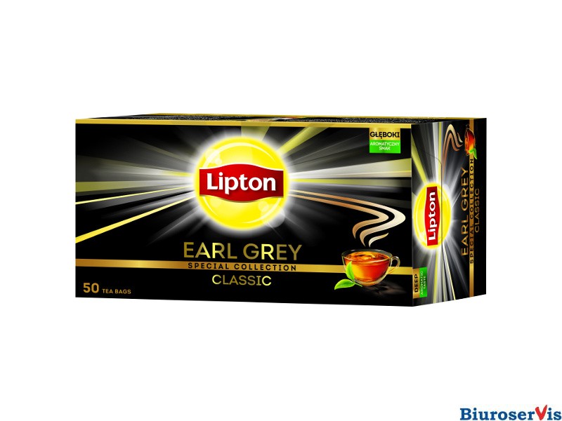 Herbata LIPTON EARL GREY 50 torebek, GHK0651