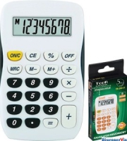 Kalkulator TOOR TR-295-K BIAO-CZARNY, 8 pozycyjny, kieszonkowy 120-1769