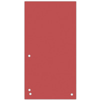 Przekadki DONAU, karton, 1/3 A4, 235x105mm, 100szt., czerwone
