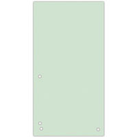 Przekadki DONAU, karton, 1/3 A4, 235x105mm, 100szt., zielone