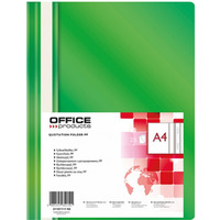 Skoroszyt OFFICE PRODUCTS, PP, A4, mikki, 100/170mikr., zielony