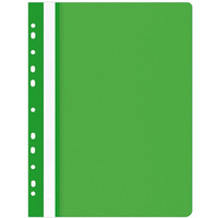 Skoroszyt OFFICE PRODUCTS, PP, A4, mikki, 100/170mikr., wpinany, zielony