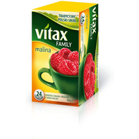 Herbata VITAX FAMILY MALINA (24 saszetek)