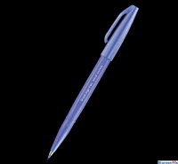Pisak pdzelkowy do kaligrafii niebiesko-fioletowy SES15C-F PENTEL