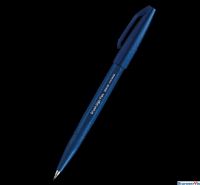 Pisak pdzelkowy do kaligrafii niebiesko-czarny SES15C-CAX PENTEL