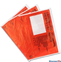 Koperty Kurierskie C5, transparentne czerwony nadruk, karton = 500 szt. ikk240165bred EMERSON