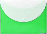 Koperta A4 dwie kieszenie zielona FOCUS 0410-0017-04 PANTA PLAST