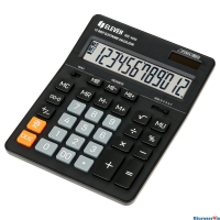 Kalkulator biurowy ELEVEN SDC-444S, 12-cyfrowy, 199x153mm, czarny