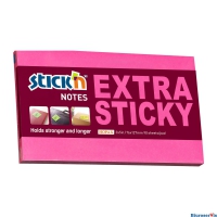 Notes sam.EXTRA STICKY 76X127 różowy neon 90 kartek STICKN 21675
