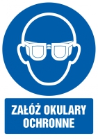Znak TDC, Zaó okulary ochronne