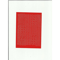 CYFRY samop. 1cm (8) czerwone ARTDRUK