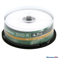 Płyta OMEGA DVD-R 4, 7GB 16X SLIM CAKE (10) OMD16S-