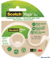 Taśma klejąca Scotch_ Magic_ Greener Choice, na podajniku, 19mm x 20m, _9-1920D 3M-4046719352647