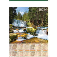 Kalendarz Plakatowy B1, P06 - WODOSPAD 67x98 cm (10) TELEGRAPH