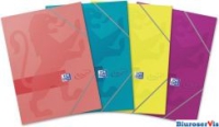 Teczka kartonowa z gum OXFORD TOP FILE+ A4 miks kolorw pastelowych 400117805