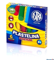Plastelina Astra 6 kolorw, 83811905