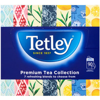 Herbata TETLEY PREMIUM TEA COLLECTION 90kop 7 smaków