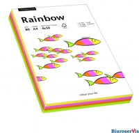 Papier xero kolorowy RAINBOW mix pastelowy 100ark 88043187