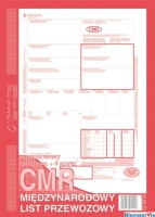 800-2N CMR A4 80kartek 1+4 numerowany midzynarodowy list przewozowy M&P