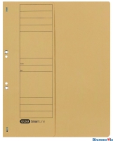 Skoroszyt kartonowy ELBA 1/2 A4, oczkowy, beżowy, 100551877