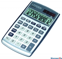 Kalkulator biurowy CITIZEN CPC-112 WB, 12-cyfrowy, 120x72mm, srebrny