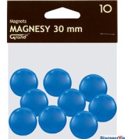 Magnes 30mm GRAND, niebieski, 10 szt 130-1696