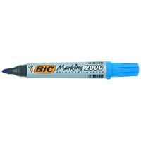 Marker permanentny BIC 2000, okrągła końcówka, niebieski