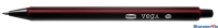 Ołówki automatyczne VEGA HB 0, 9mm, TRÓJKATNA OBUDOWA szary TO-359 Toma