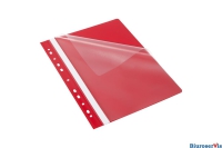 Skoroszyt z perforacją EVO, A4 czerwony BANTEX BUDGET 400076707