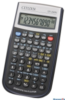 Kalkulatornaukowy CITIZEN SR-260N, 10-cyfrowy, 154x80mm, etui, czarny