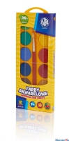 Farby akwarelowe Astra 12 kolorów - fi 30, 0 mm w pudełku, 302118002