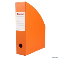 Pojemnik na czasopisma 7cm orange BIURFOL pomaraczowy KSE-35-04
