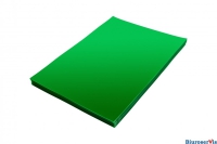 Folia do bindowania A4 DOTTS przezroczysta zielona 0.20 mm opakowanie 100 szt