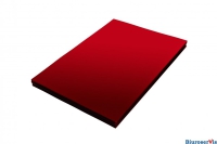 Folia do bindowania A4 DOTTS przezroczysta czerwona 0.20 mm opakowanie 100 szt
