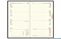 Kalendarz A-6 Notesowy CLASSIC książkowy (C4), 04 - granat fabric 2023 TELEGRAPH